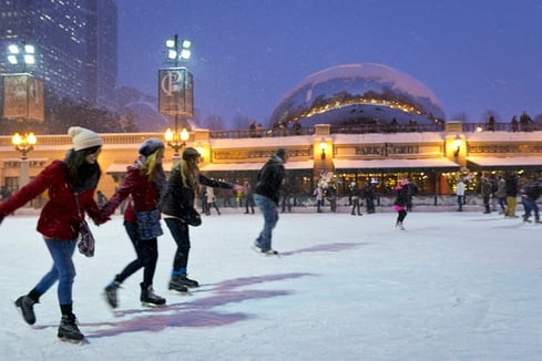 Photo Credit: City of Chicago / Millenium Park Ice Skating